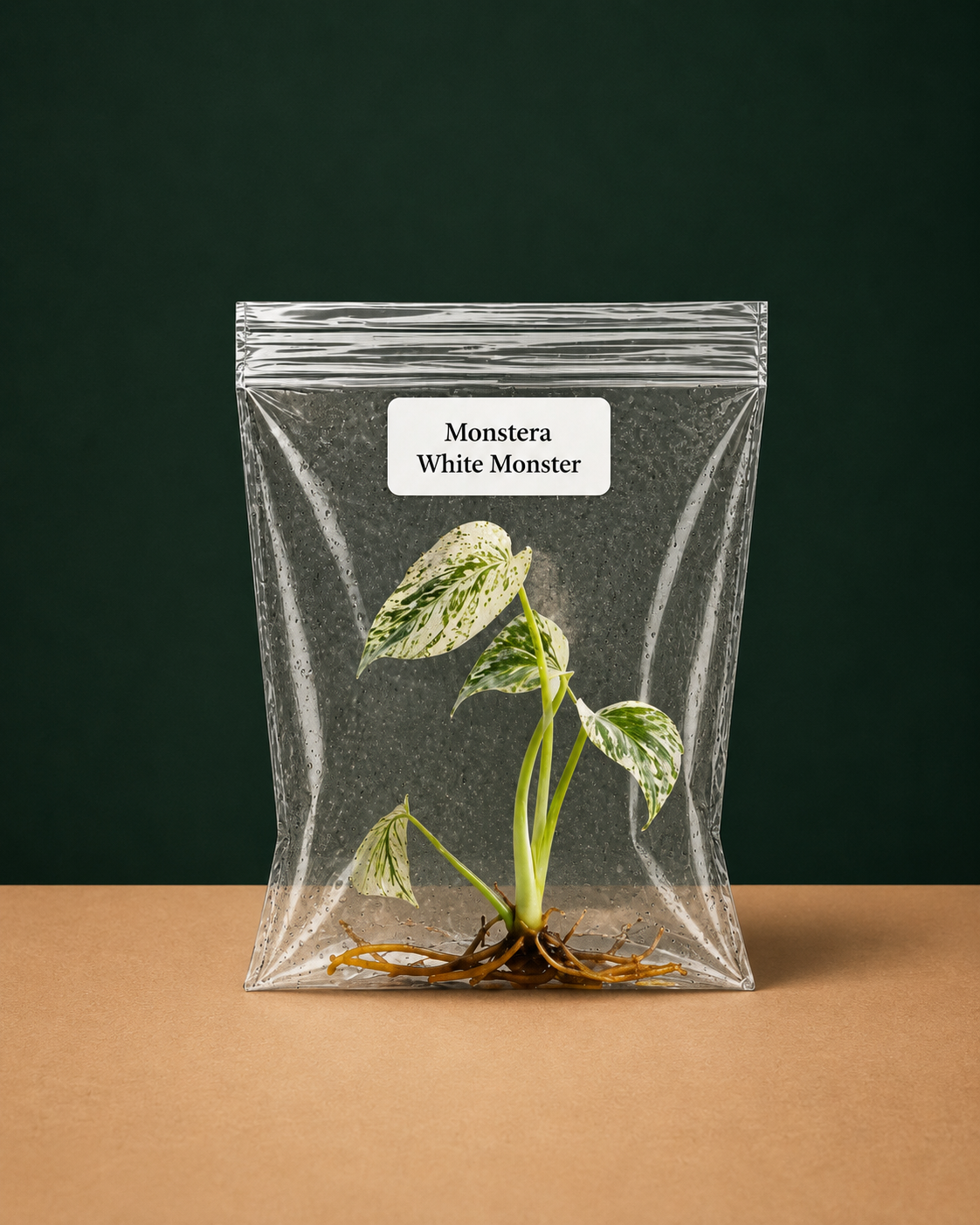 Rare Monstera White Monster Tissue Culture Starter Plants