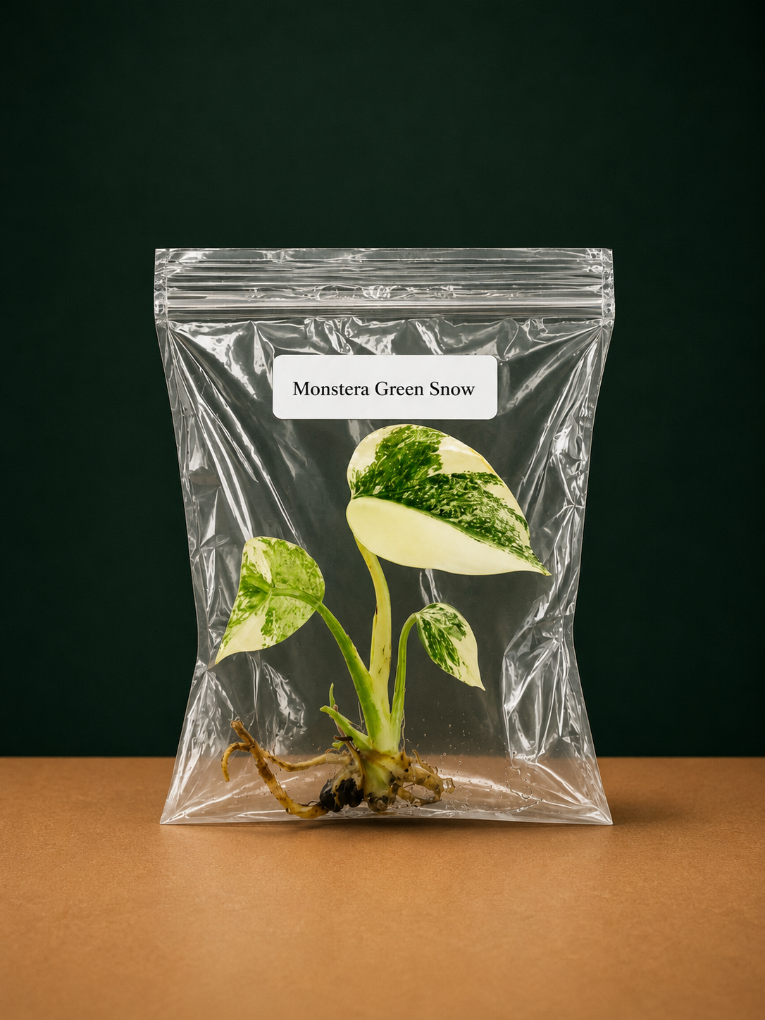 Monstera Green Snow Tissue Culture Starter Live Plant