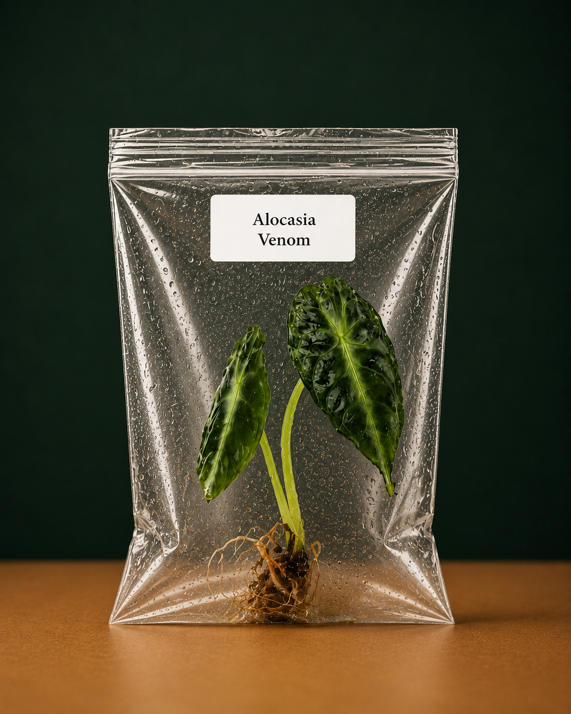 Rare Alocasia Venom Tissue Culture Starter Live Plants